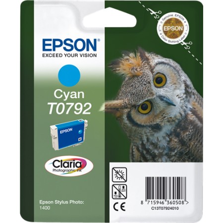 Tinta Epson T0792 Cian 1400/P50/PX650/700/710/800