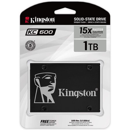 SSD Kingston KC600 2.5" 1Tb SATA3 3D TLC (SKC600/1024G)