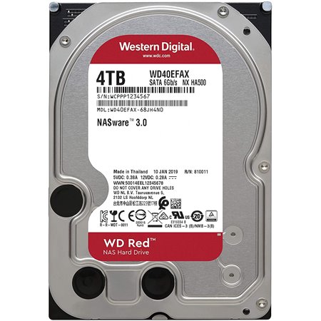 Disco WD Red NAS 4Tb 3.5" SATA 256Mb (WD40EFAX)             