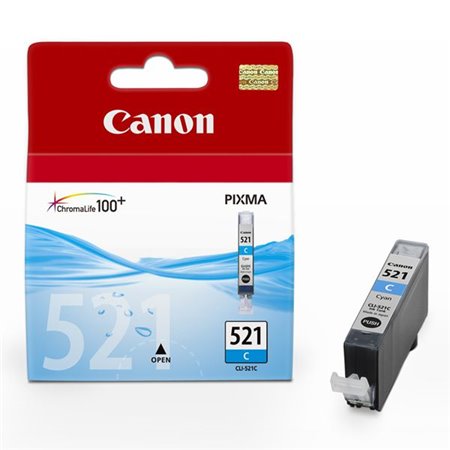 Tinta Canon CLI-521C Cian (2934B001/5/9)