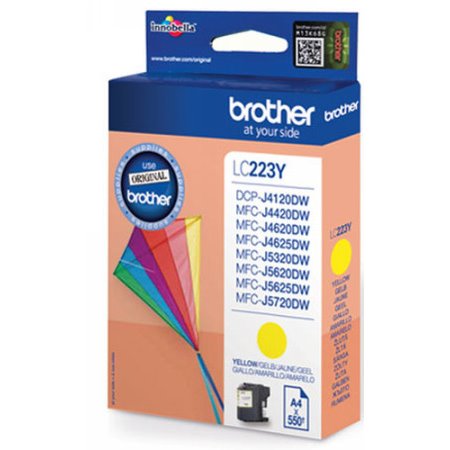 Tinta BROTHER Amarillo 550pag LC223Y                        