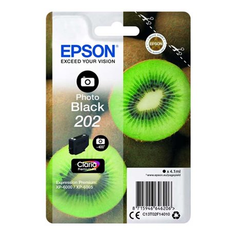 Tinta EPSON Photo Negro 202 Kiwi T02F1                      