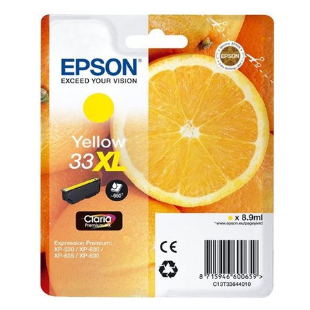 Tinta EPSON Amarillo 33XL Naranja T3364                     
