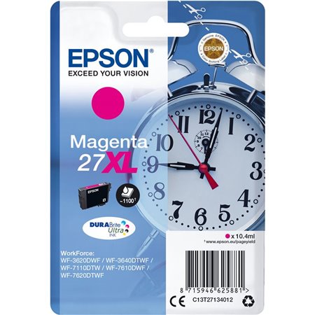 Tinta EPSON Magenta 27XL 1100pag Despertador T2713          