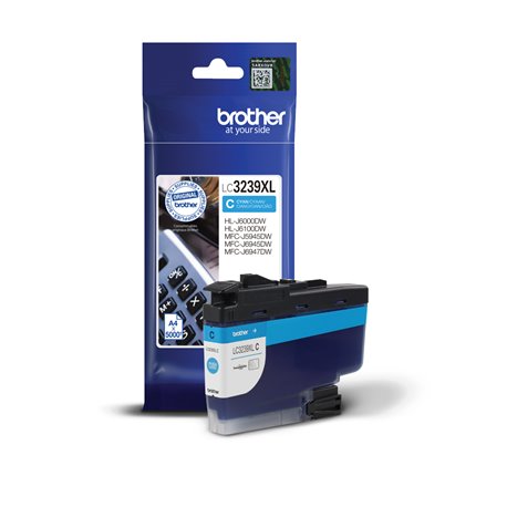 Tinta Brother Cian 6000pag (LC3239XLC)                      