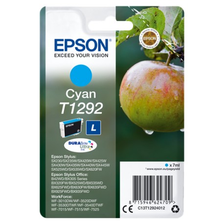Tinta Epson T1292 Azul SX42W/SX425W/SX525WD