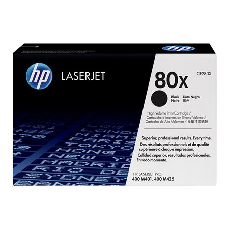 Toner HP Laser Negro 80X (CF280X)                           