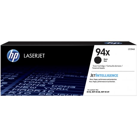 Toner HP LaserJet Negro 94X 2800pag (CF294X)                