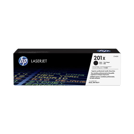 Toner HP Laser Jet Negro  201X 2800pag (CF400X)             