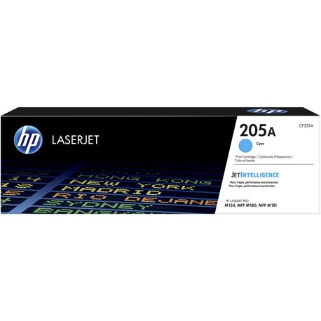 Toner HP LaserJet Cian 205A (CF531A)                        