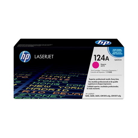 Toner HP LaserJet Magenta 124A (Q6003A)                     