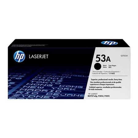 Toner HP LaserJet 53A Negro 3000 páginas (Q7553A)