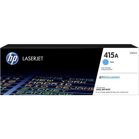 Toner HP LaserJet 415A Cian (W2031A)                        