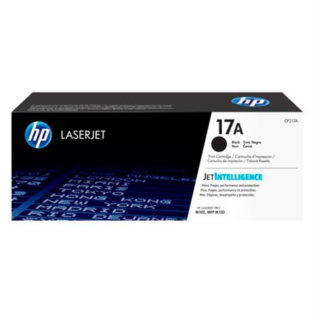 Toner HP LaserJet Pro 17A Negro 1600 páginas (CF217A)