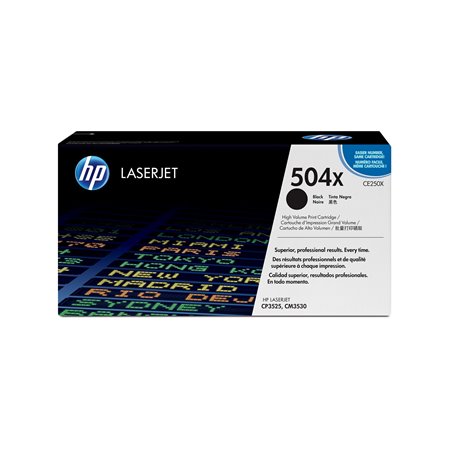 Toner HP 504X (CE250X)                                      