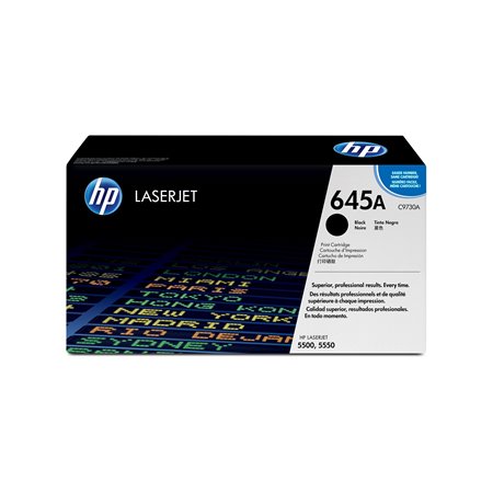 Toner HP LaserJet 645A Negro 13000 páginas (C9730A)