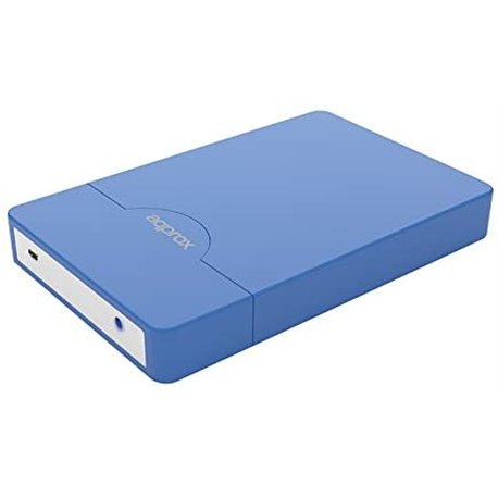 Caja HDD APPROX 2.5" Sata2 USB2 Azul (APPHDD09LB)           