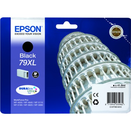 Tinta Epson T7901 Negra 