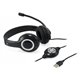 Auriculares CONCEPTRONIC USB Negro/Blanco(CCHATSTARU2B)