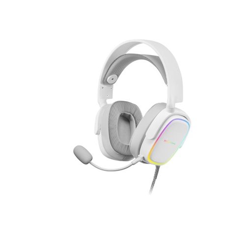 Auricular + Micrófono Mars Gaming RGB Blanco (MHAXW)