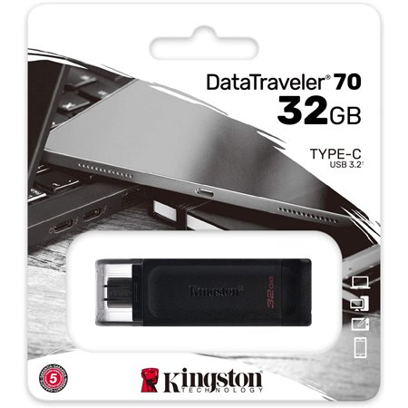 Pendrive KINGSTON Datatraveler70 32Gb USB-C  DT70/32GB