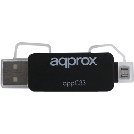Lector de Tarjetas APPROX USB-MicroUSB (APPC33)