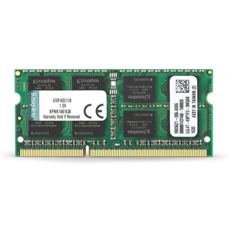 Modulo DDR3 1600Mhz SODIMM 8Gb KVR16S11/8