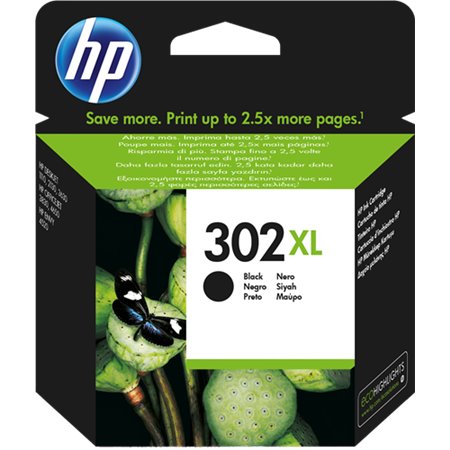 Tinta HP 302XL NEGRA 480pag CH564EE