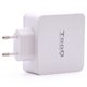 Cargador pared TOOQ USB-C+USB-A  Blanco (TQWC-2SC03WT)