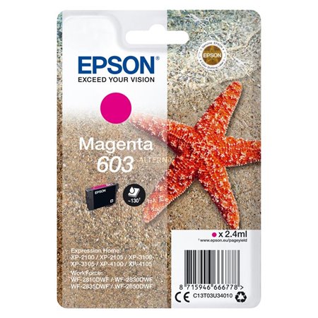 Tinta Epson 603 Magenta Estrella (C13T03U34010)