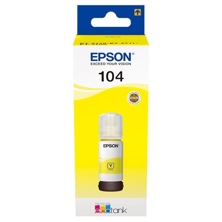 Tinta Epson 104 EcoTank Amarillo (C13T00P440)