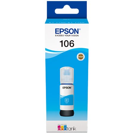 Tinta Epson EcoTank 106 70ml cián (C13T00R240)