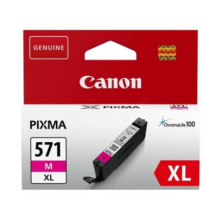 Tinta Canon CLI-571M XL Magenta 11ml 645 pág (0333C001)