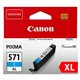 Tinta Canon CLI-571C XL Cian 11ml 715 pág (0332C001)