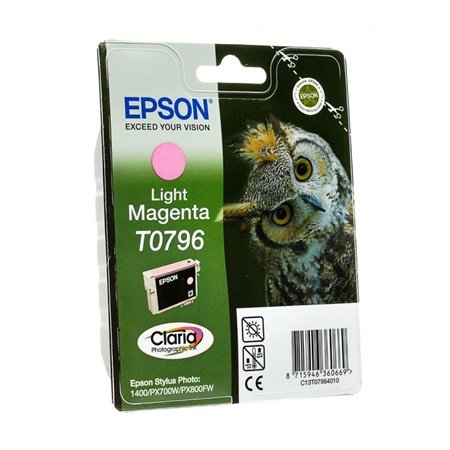 Tinta EPSON magenta claro Búho T0796