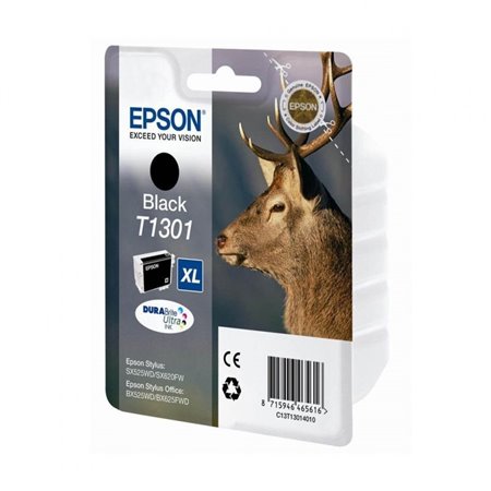 Tinta EPSON Negro Ciervo 25.4ml T1301