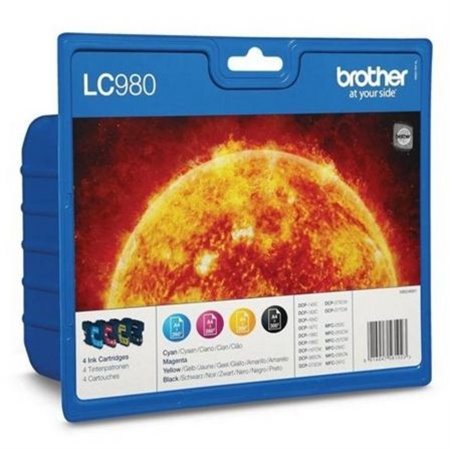 Tinta Brother Pack Negro/Tricolor (LC980VALBP)