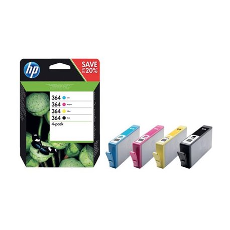 Pack 4 HP Negro/Magenta/Cian/Amarillo N364 (N9J73AE)