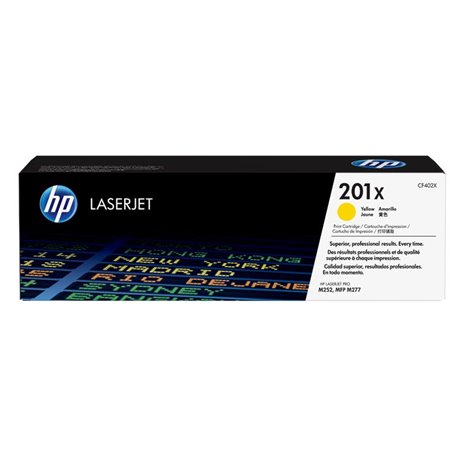 Toner HP Laser Jet Amarillo 201X 2300pag (CF402X)