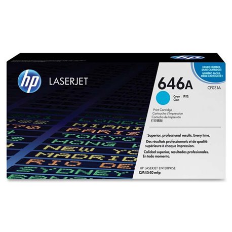 Toner HP Laser Cian 646A (CF031A)