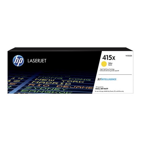 Toner HP LaserJet 415X Amarillo (W2032X)