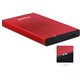Caja HDD TOOQ 2.5" SATA USB3 Rojo  (TQE-2527R)