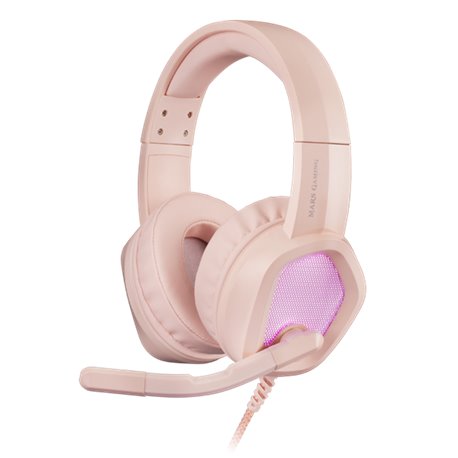 Auriculares+Micro Mars Gaming Jack 3.5mm Rosa (MH320P)