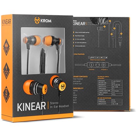 Auriculares Gaming In-Ear KROM Kinear (NXKROMKINEAR)
