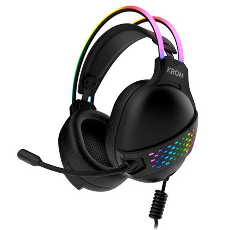 Auricular Gaming KROM KLAIM RGB LED(NXKROMKLAIM)