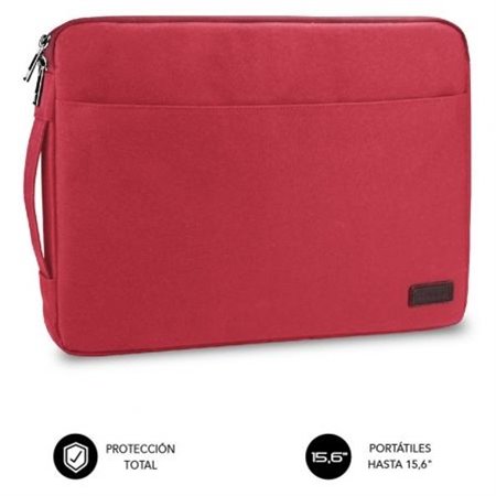 Funda SUBBLIM Urban Laptop Sleeve 15.6"Rojo(LS-0PS0103)