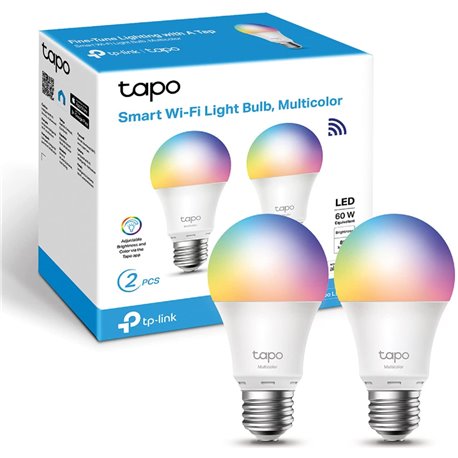 Bombilla TP-LINK LED Smart WiFi E27 (TAPO L530E 2-Pack)