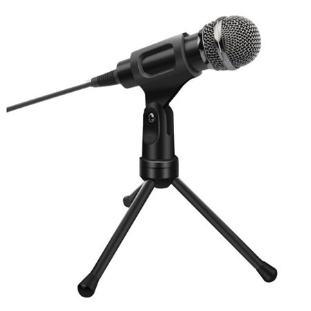 Micrófono Sobremesa EQUIP Life 3.5mm Negro (EQ245341)