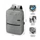 Mochila SUBBLIM Elite Backpack 15.6"Usb Gris BP-3EAP001