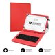 Funda con Teclado SUBBLIM 10.1" mUsb Usb-C Rojo(USB002)